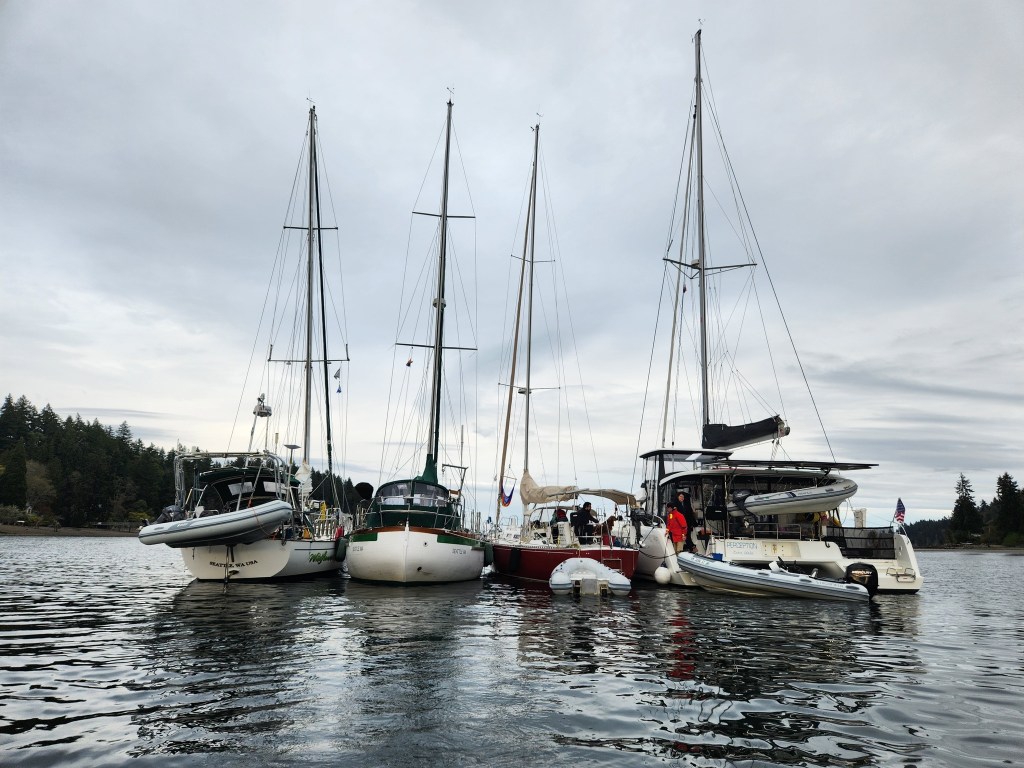 April 15th-16th, 2023: Coho Ho Ho Raft-Up and Returning North via La&nbsp;Conner